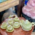 BỘ ẤM CHÉN TRÀ BẰNG NGỌC PAKISTAN- THIỆN THÀNH GROUP