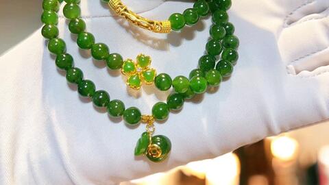 CHUỖI VÒNG NGỌC BÍCH MIX CHARM VÀNG 10K - THIỆN THÀNH GROUP