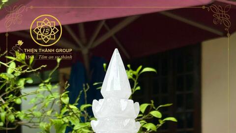 THÁP VĂN XƯƠNG THẠCH ANH TRẮNG - THIỆN THÀNH GROUP