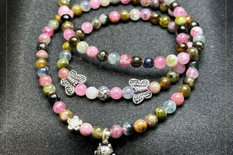 CHUỖI TOURMALINE MIX CHARM BẠC - THIỆN THÀNH GROUP
