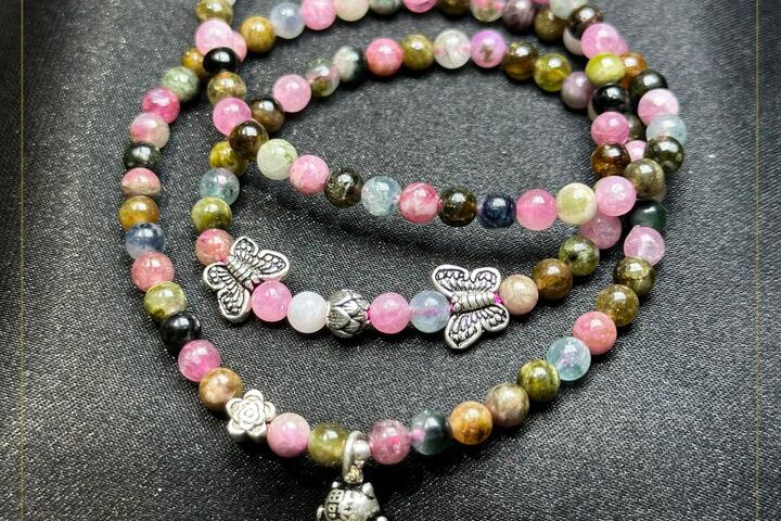 CHUỖI TOURMALINE MIX CHARM BẠC - THIỆN THÀNH GROUP