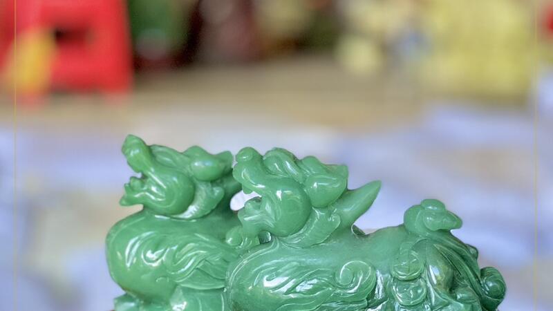 CẶP TỲ HƯU THẠCH ANH XANH - THIỆN THÀNH GROUP