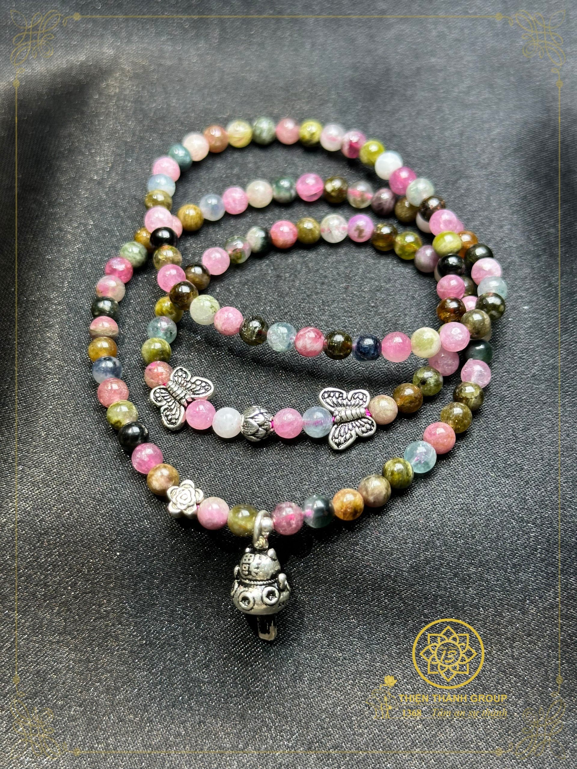 CHUỖI TOURMALINE MIX CHARM BẠC - THIỆN THÀNH GROUP